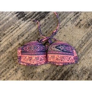 Paisley Bandeau Bikini Top